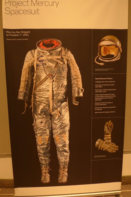 アメリカ最初の有人宇宙計画、1960年代のマーキュリー計画の宇宙服。